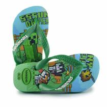 Chinelo Havainas Masculino Minecraft 24/25 Chinelo Havainas Masculino Minecraft 24/25