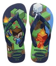 Chinelo Havainas Masculino Minecraft Marinho Chinelo Havainas Masculino Minecraft Marinho