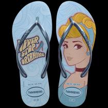 Chinelo havainas slim princesas cinderela Chinelo havainas slim princesas cinderela