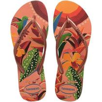 Chinelo Havainas Slim Tropical Fc