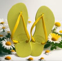 Chinelo Hawaii Amarelo Slim feminino Chinelo Hawaii Amarelo Slim feminino