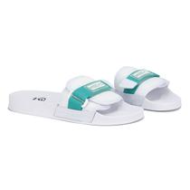 Chinelo Hocks Slide Bravo White Menta