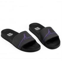 Chinelo Hocks Slide Filigrama Black Purple