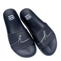 Chinelo hocks slide filigrama - black/silver