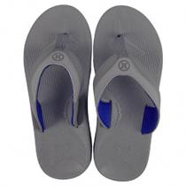 Chinelo Hurley Deck X-Fuse Azul Cinza