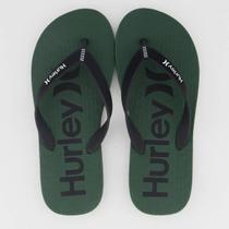 Chinelo Hurley Oneeonly Verde e Preto