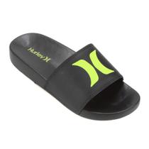 Chinelo hurley slide icon preto/preto