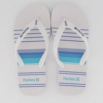 Chinelo Hurley Stripes Branco