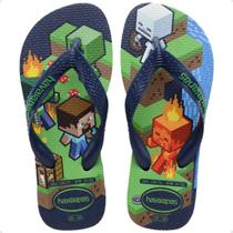 Chinelo Inf Dedo Havaianas Kids Minecraft 7012660-0555 Chinelo Inf Dedo Havaianas Kids Minecraft 7012660-0555