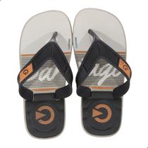 Chinelo Infantil Cartago 10808 Dakar Cinza/Preto/Bege