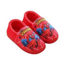 Chinelo Infantil de Algodão Homem-Aranha - Quentinho para Outono/Inverno Chinelo Infantil de Algodão Homem-Aranha - Quentinho para Outono/Inverno