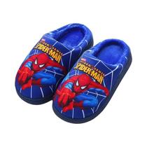 Chinelo Infantil de Algodão Homem-Aranha - Quentinho para Outono/Inverno Chinelo Infantil de Algodão Homem-Aranha - Quentinho para Outono/Inverno
