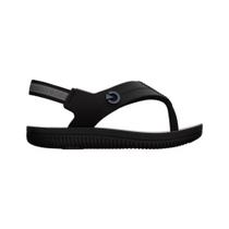 Chinelo Infantil Elástico Atlanta Preto Branco Cartago 12256-BV868 Chinelo Infantil Elástico Atlanta Preto Branco Cartago 12256-BV868