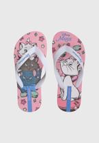 Chinelo infantil feminina ipanema disney marie grendene 27064 rosa