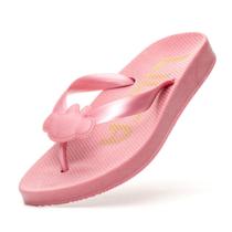 Chinelo Infantil Feminino Estampado Lilica Ripilica Original Praia Verão Lançamento Detalhe Rosa