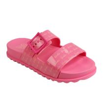 Chinelo Infantil Feminino Grendene 22899 Barbie Logo Mania Slide