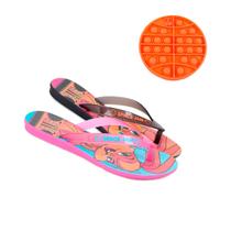 Chinelo Infantil Feminino Grendene Space Jam II + pop it Chinelo Infantil Feminino Grendene Space Jam II + pop it
