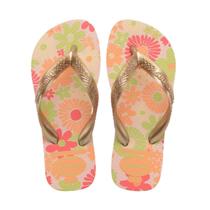 Chinelo Infantil Feminino Havaianas Flores Rosa - 4000052