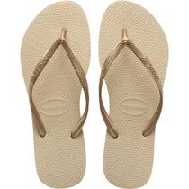 Chinelo Infantil Feminino Havaianas Slim Marrom - 4000