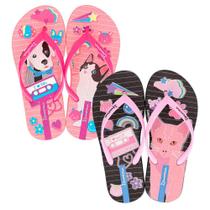 Chinelo Infantil Feminino Ipanema Pets Pop 26836