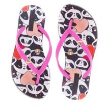 Chinelo Infantil Feminino Panda Kids Menina Terra e Água