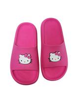 Chinelo infantil feminino slide juvenil hello adulto kitty confortavel flexivel Chinelo infantil feminino slide juvenil hello adulto kitty confortavel flexivel