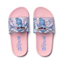 Chinelo Infantil Grendene Disney Kids Slide Stitch Rosa/Azul