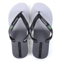 Chinelo Infantil Grendene Ipanema Brasil Print Masculino