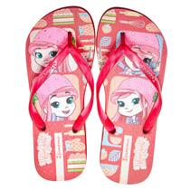 Chinelo Infantil Grendene Ipanema Moranguinho Sugar Menina