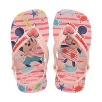 Chinelo Infantil Havaianas Baby Disney Classics Rosa Claro