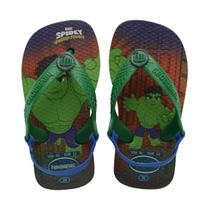 Chinelo Infantil Havaianas Baby Hulk Marvel Verde - 4147