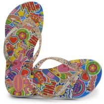 Chinelo Infantil Havaianas Feminina SLIM FASHION