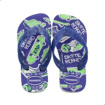 Chinelo Infantil Havaianas Kids Athletic Azul e Branco