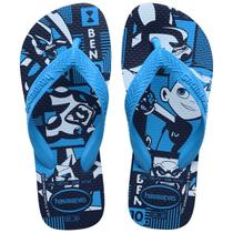 Chinelo infantil havaianas kids ben 10 fc original alpargatas