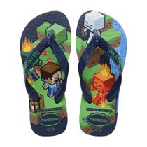 Chinelo Infantil Havaianas Kids Minecraft Original Chinelo Infantil Havaianas Kids Minecraft Original