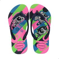 Chinelo Infantil Havaianas Kids Slim Powerpuff Meninas Super Poderosas Branco Chinelo Infantil Havaianas Kids Slim Powerpuff Meninas Super Poderosas Branco