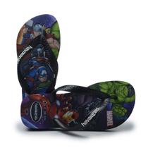 Chinelo Infantil Havaianas Masculino Top Marvel II 0090