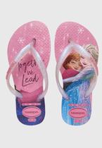 Chinelo infantil havaianas meninas kids slim princess