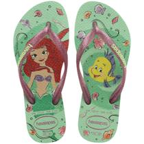 Chinelo infantil havaianas meninas kids slim princess