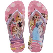 Chinelo infantil havaianas meninas kids slim princess