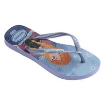 Chinelo infantil havaianas meninas kids slim princess