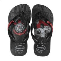 Chinelo Infantil Havaianas Top Times Corinthians Preto