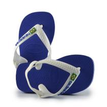 Chinelo Infantil Havaianas XS Baby 24/25 BRASIL LOGO
