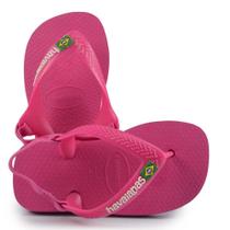 Chinelo Infantil Havaianas XS Baby 24/25 BRASIL LOGO