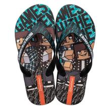 Chinelo Infantil Ipanema Authentic Games Skin Minecraft