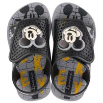 Chinelo Infantil Ipanema Disney Fun Baby Cinza E Preto