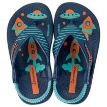 Chinelo Infantil Ipanema Masculino Azul/Azul/Laranja Ref.: 26121 Chinelo Infantil Ipanema Masculino Azul/Azul/Laranja Ref.: 26121