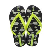 Chinelo Infantil Ipanema Masculino Personagem Dinossauro Fantasia 27012 Preto/Verde Chinelo Infantil Ipanema Masculino Personagem Dinossauro Fantasia 27012 Preto/Verde