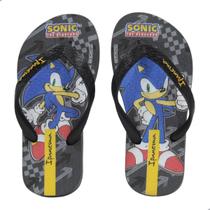 Chinelo Infantil Ipanema Sonic Race Grafite