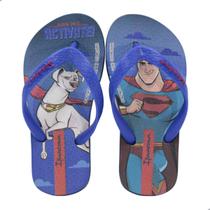 Chinelo Infantil Ipanema Super Pets Azul/Vermelho